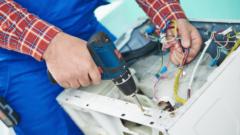 Keçiören Siemens Siemens çamaşır makinesi kart tamiri – Su almama arızası orijinal parça ile giderildi. - Teknik servis örneği